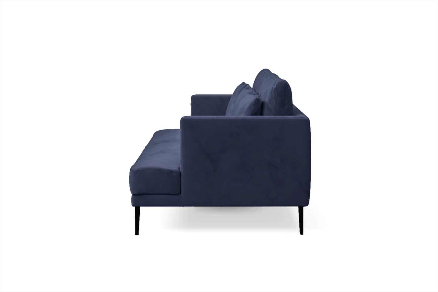 Bisceglie 3 Seater Sofa Dark Blue Velvet