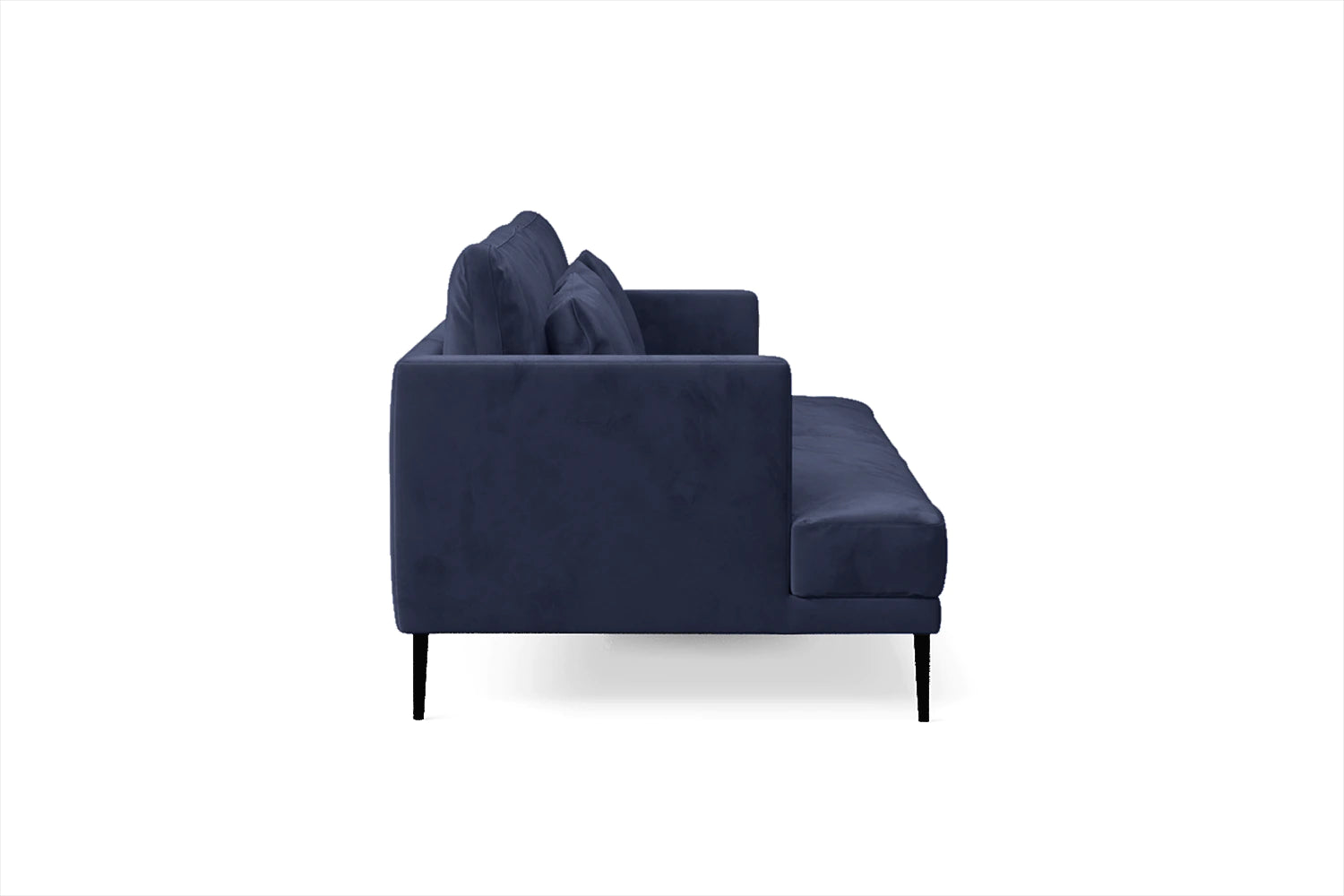 Bisceglie 3 Seater Sofa Dark Blue Velvet