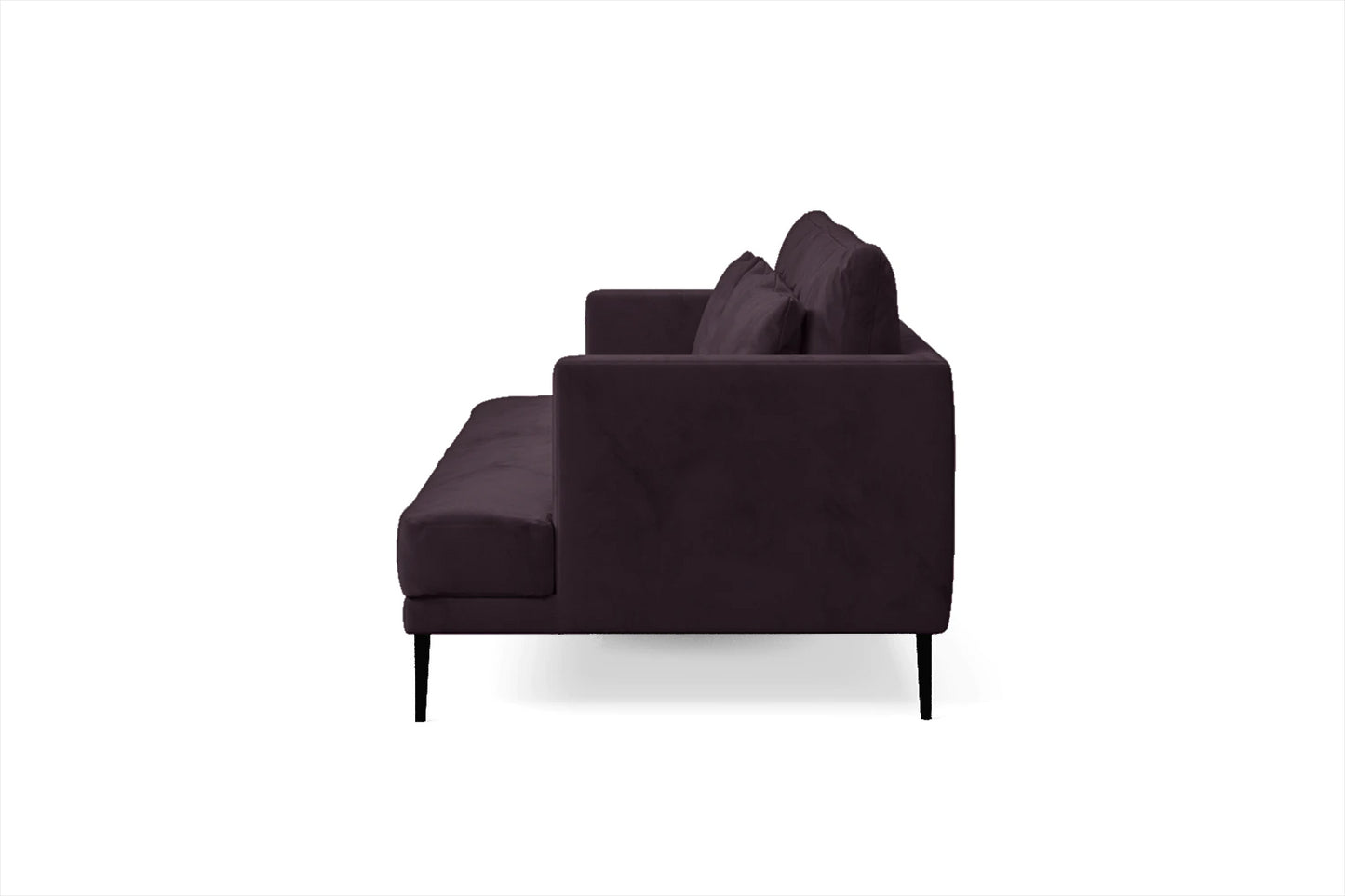 Bisceglie 3 Seater Sofa Purple Velvet