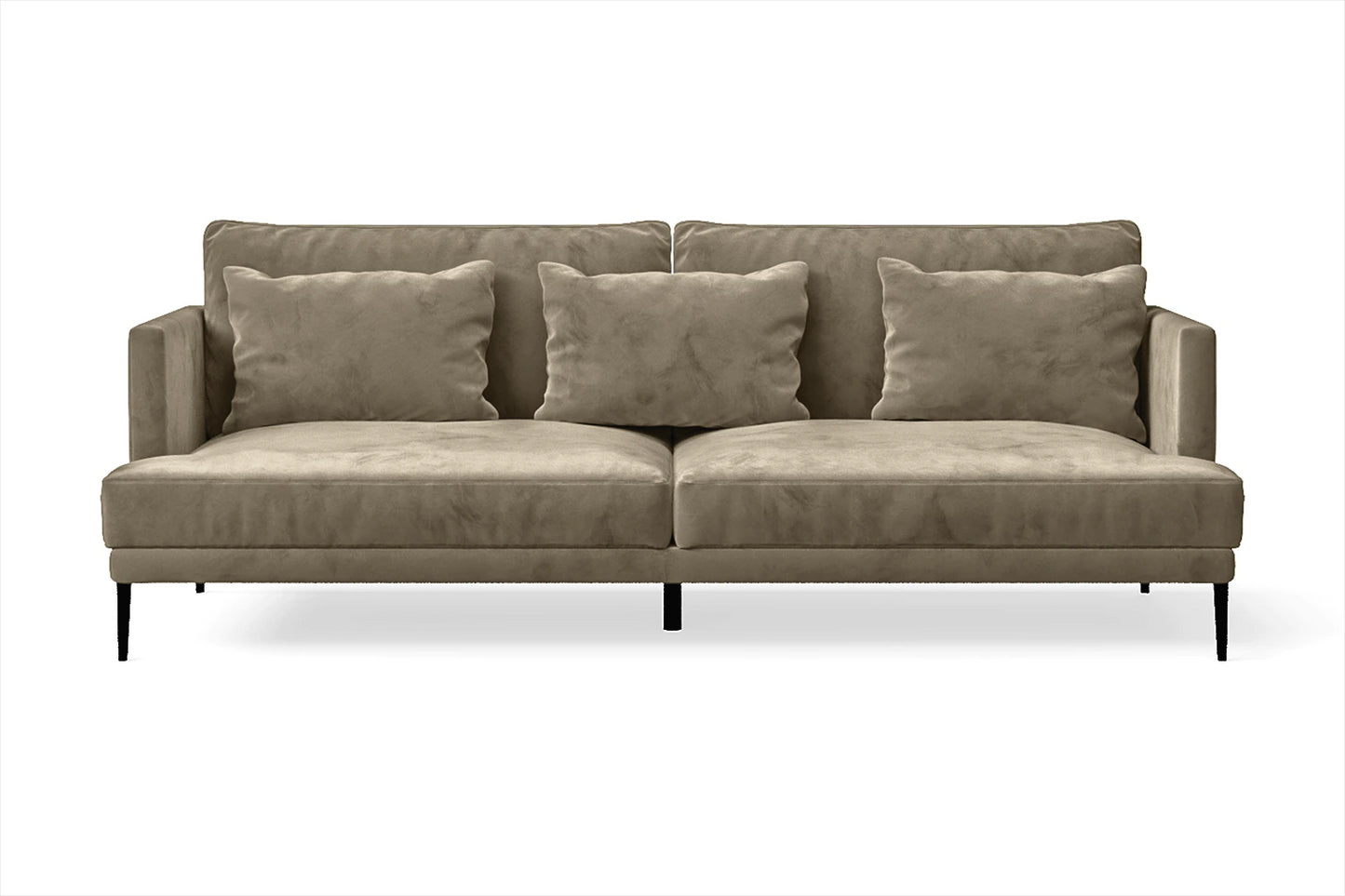 Bisceglie 3 Seater Sofa Sand Velvet