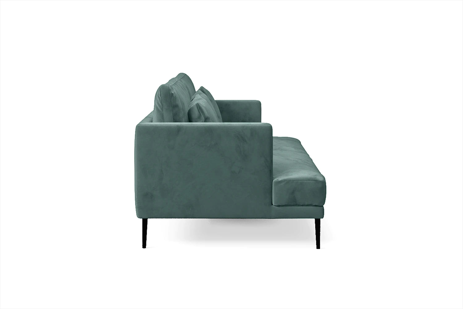 Bisceglie 3 Seater Sofa Teal Velvet