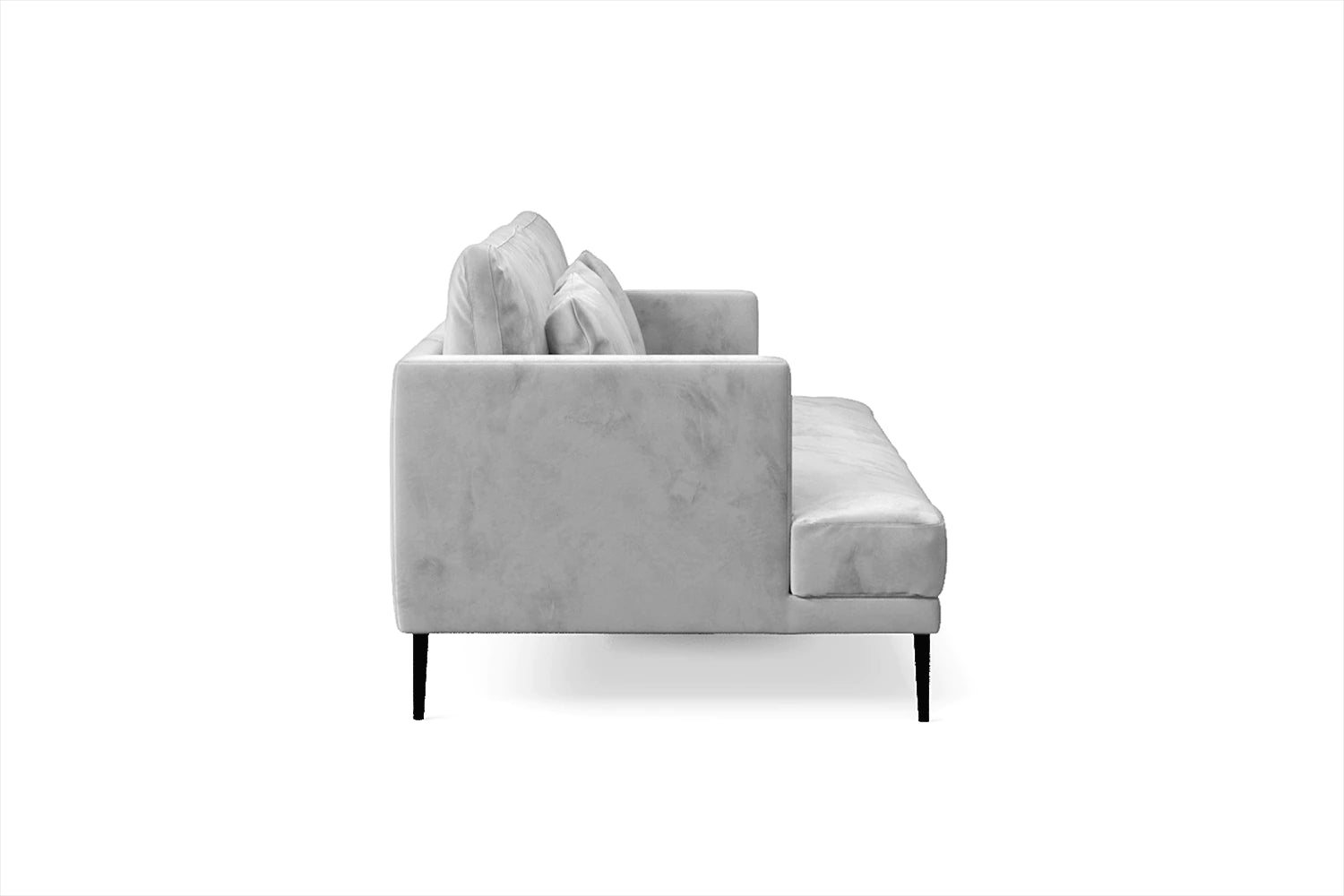 Bisceglie 3 Seater Sofa White Velvet