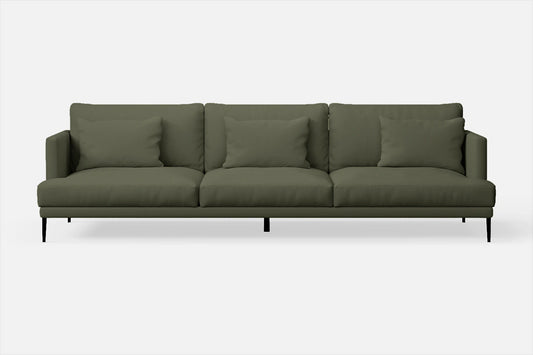 Bisceglie 4 Seater Sofa Sage Leather