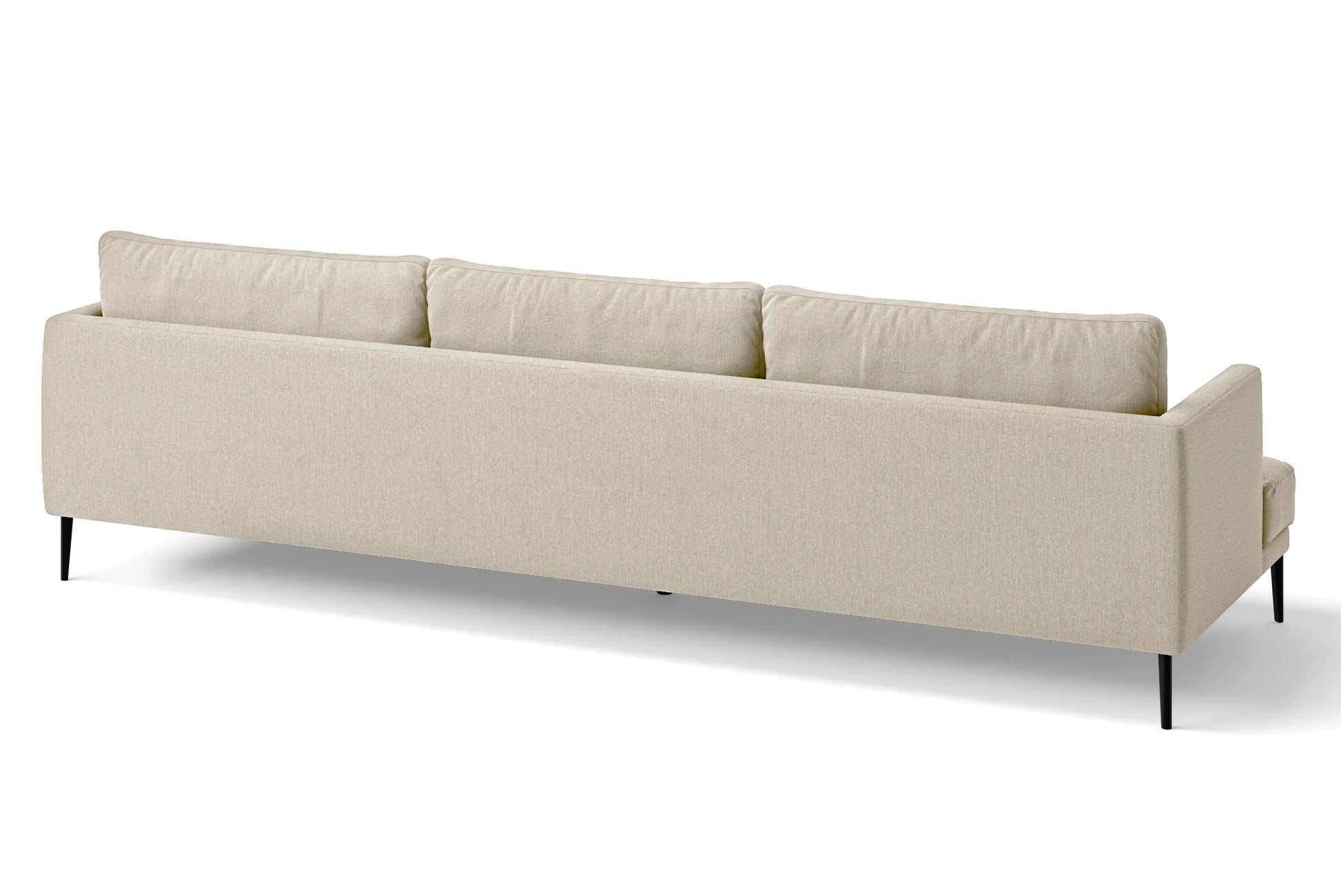 Bisceglie 4 Seater Sofa Cream Linen Fabric