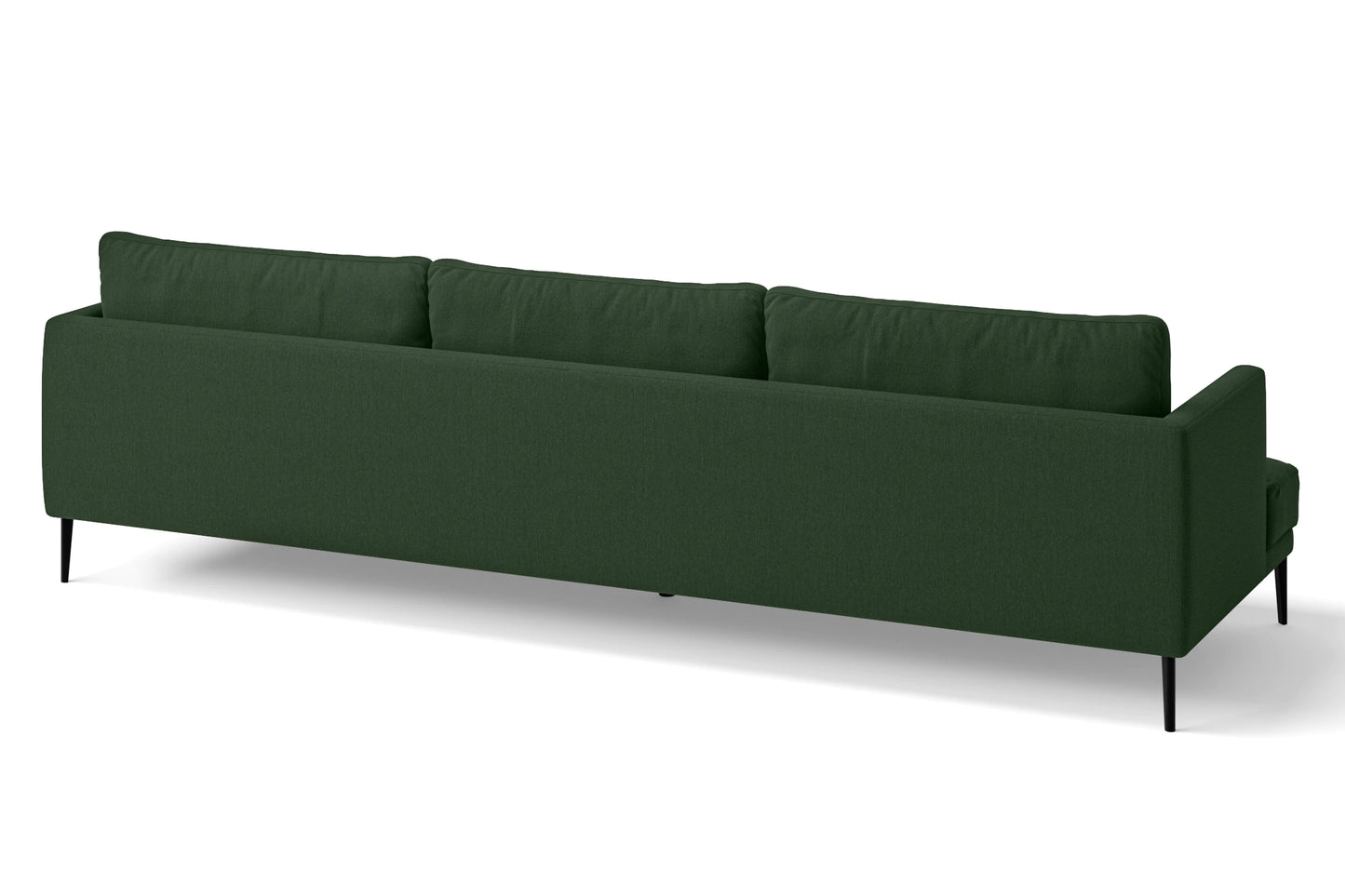 Bisceglie 4 Seater Sofa Forest Green Linen Fabric