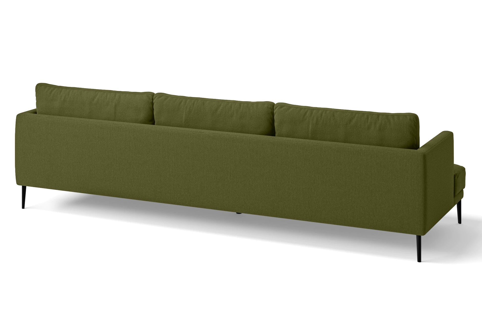 Bisceglie 4 Seater Sofa Olive Linen Fabric