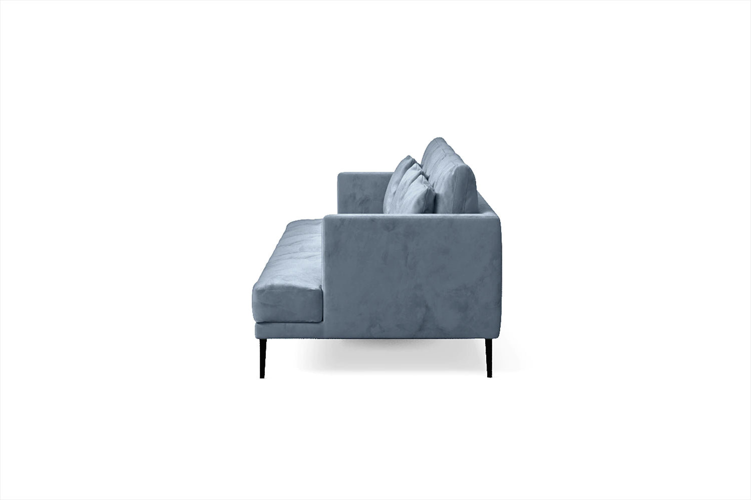 Bisceglie 4 Seater Sofa Baby Blue Velvet