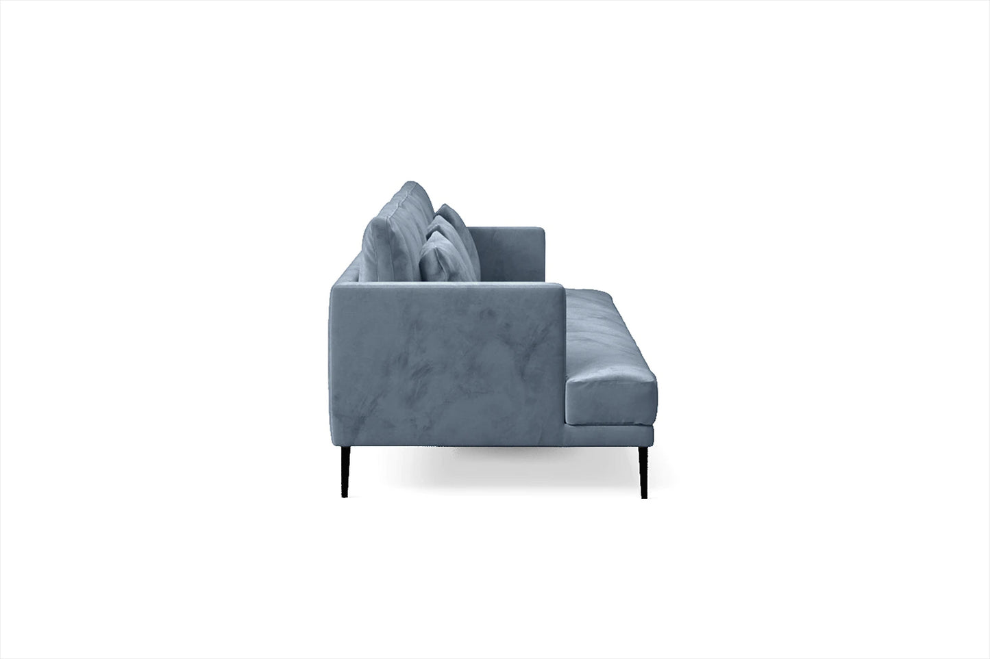 Bisceglie 4 Seater Sofa Baby Blue Velvet