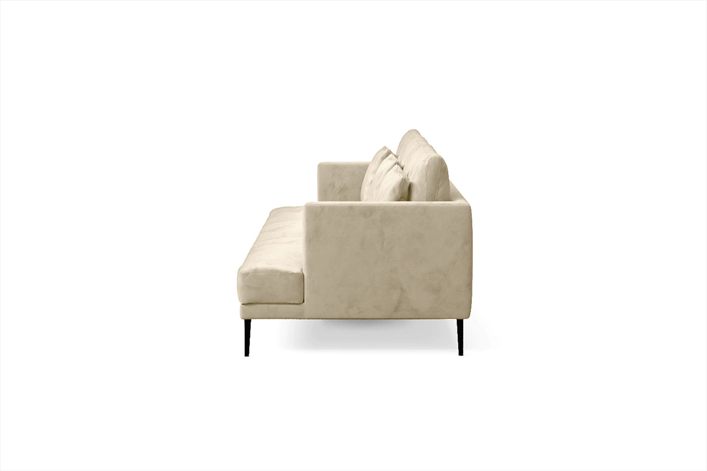 Bisceglie 4 Seater Sofa Cream Velvet