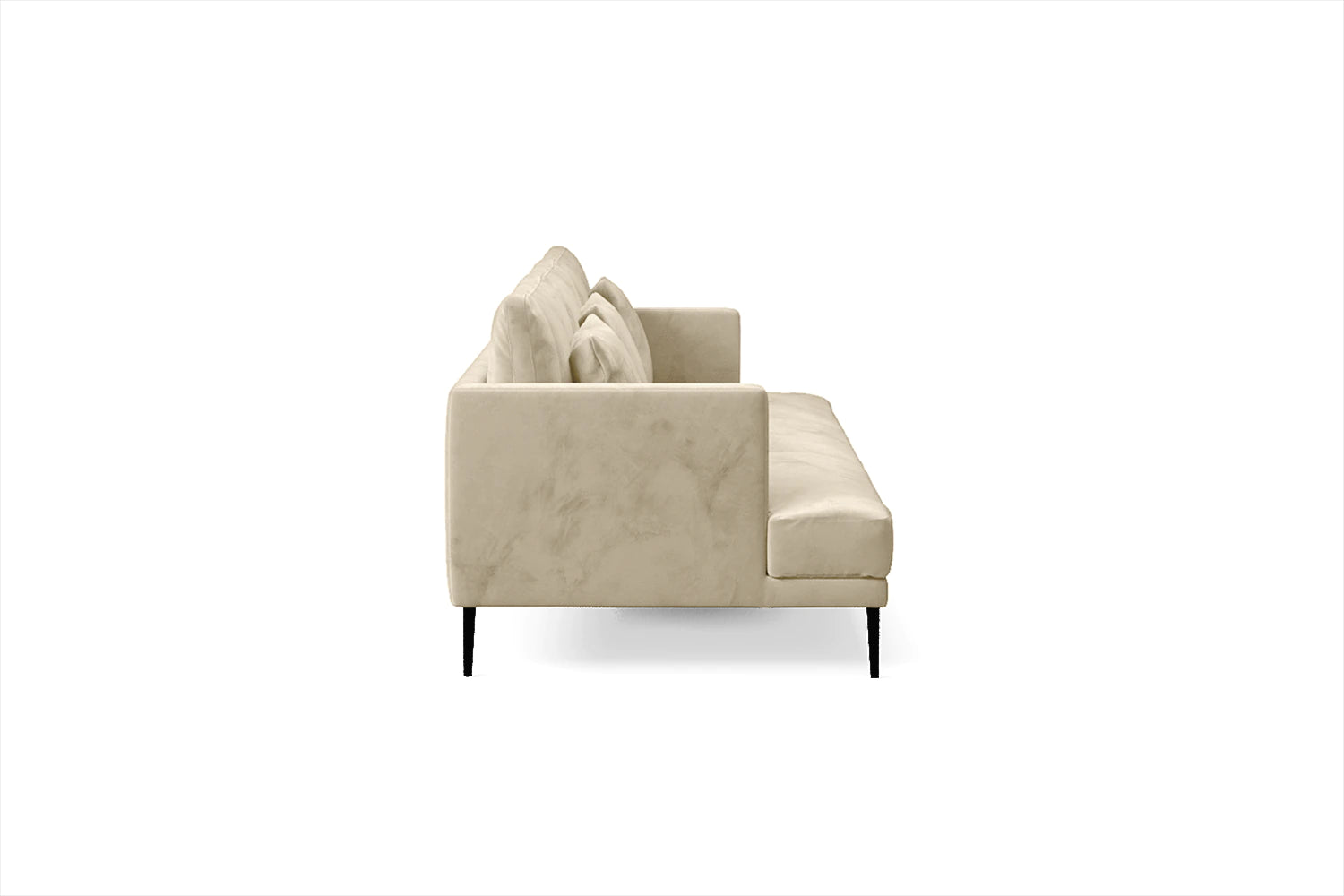 Bisceglie 4 Seater Sofa Cream Velvet