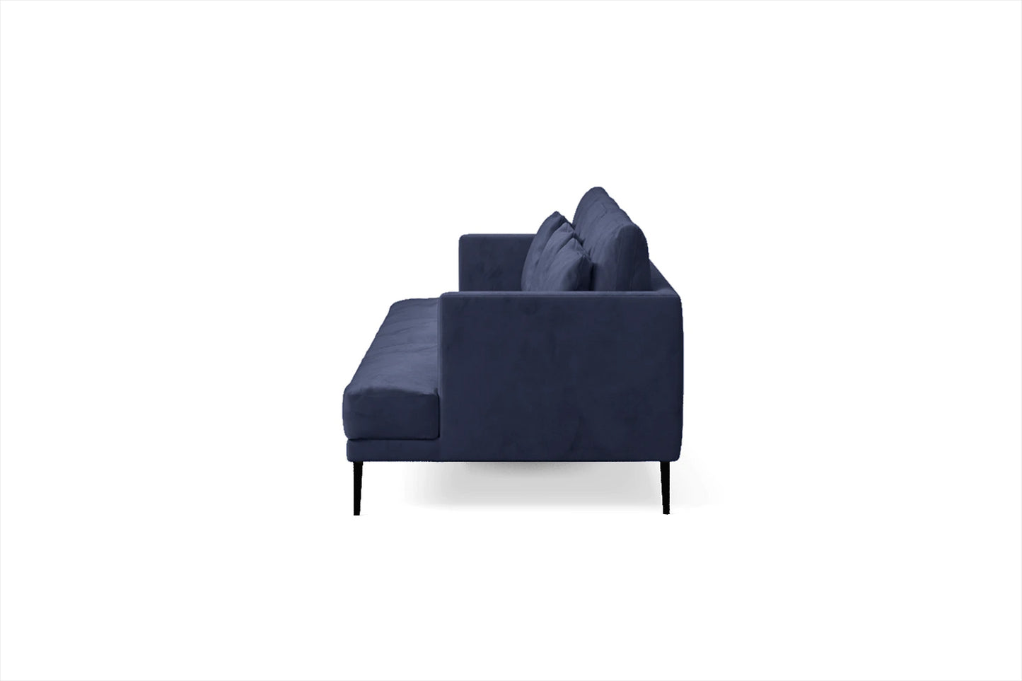 Bisceglie 4 Seater Sofa Dark Blue Velvet