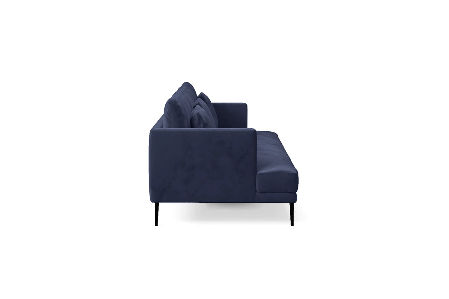 Bisceglie 4 Seater Sofa Dark Blue Velvet