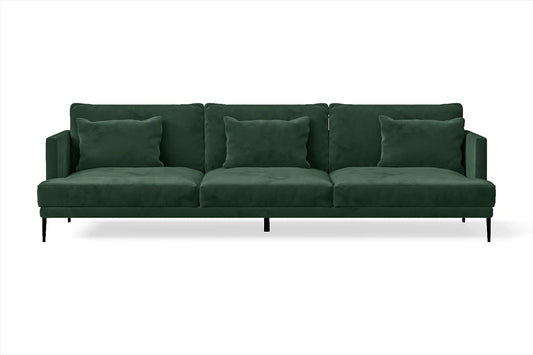 Bisceglie 4 Seater Sofa Green Velvet