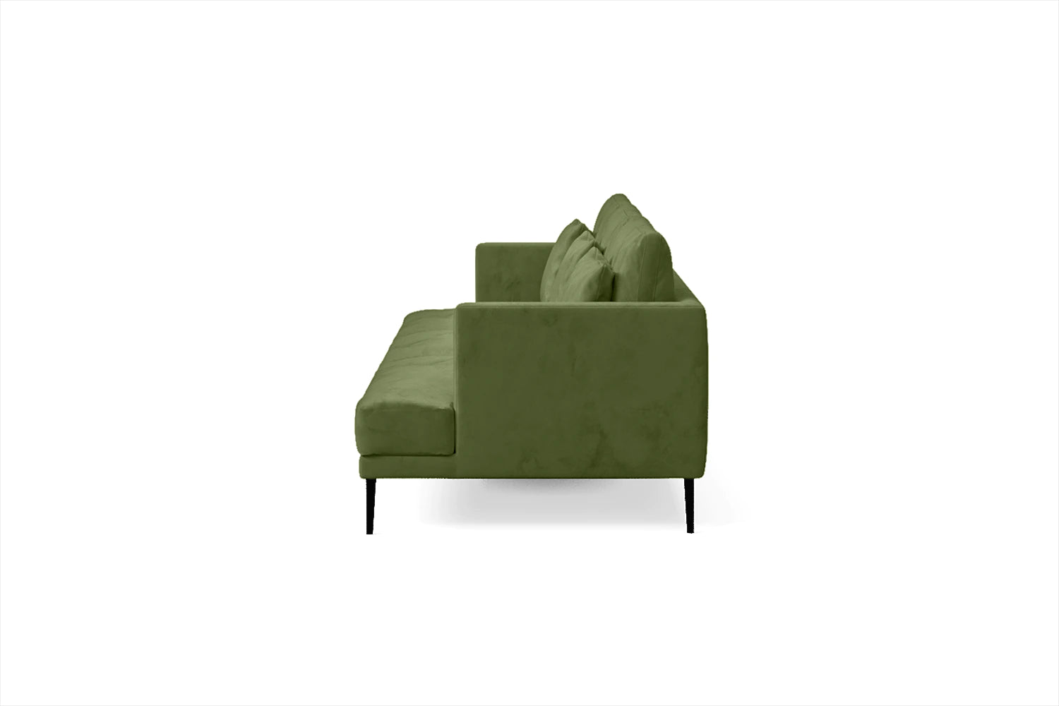 Bisceglie 4 Seater Sofa Lime Velvet