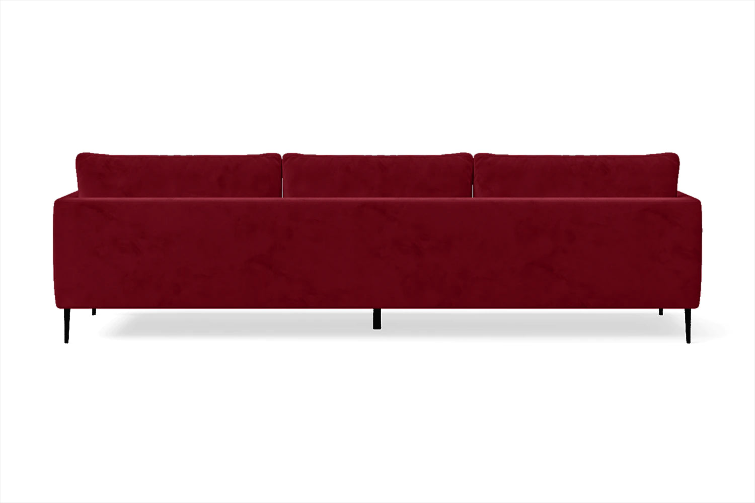 Bisceglie 4 Seater Sofa Red Velvet