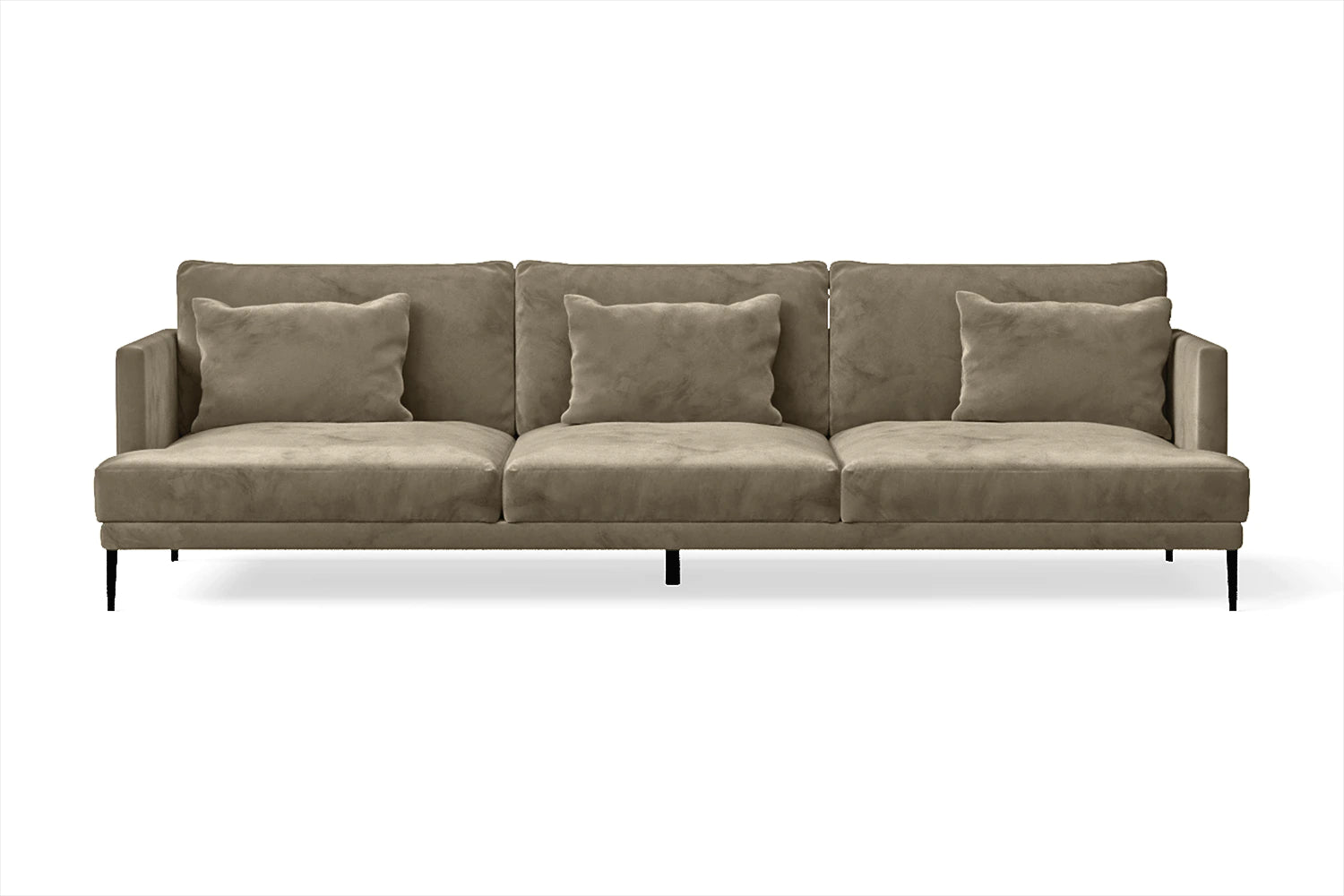 Bisceglie 4 Seater Sofa Sand Velvet