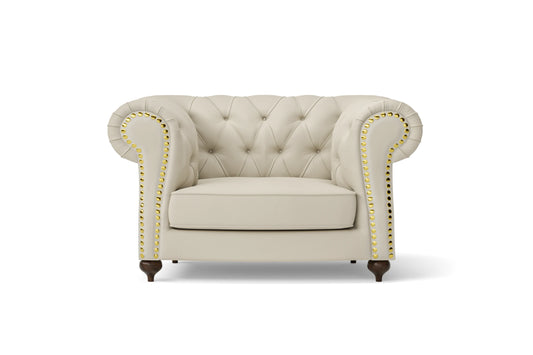 Bitonto Armchair Cream Leather