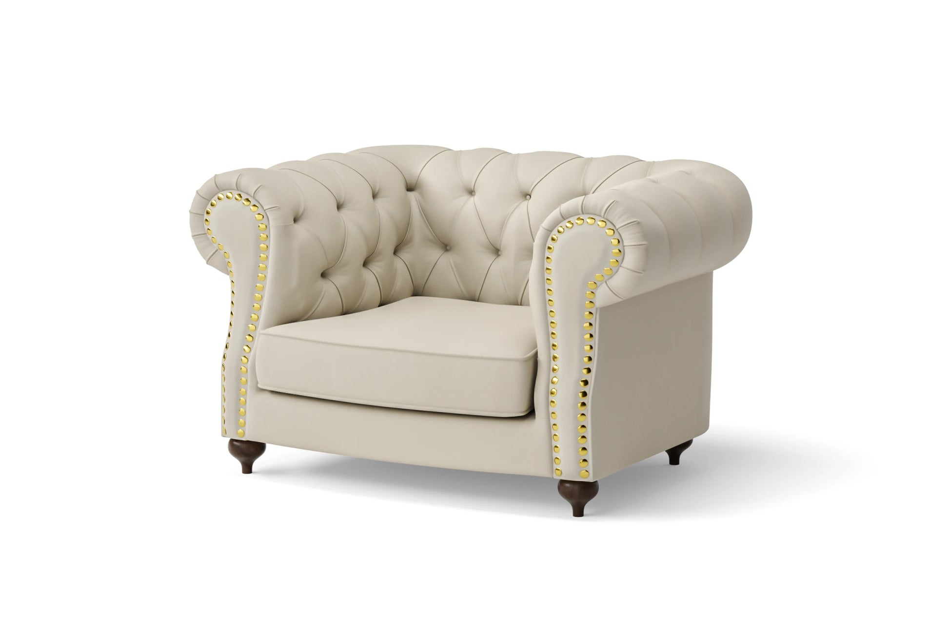 Bitonto Armchair Cream Leather