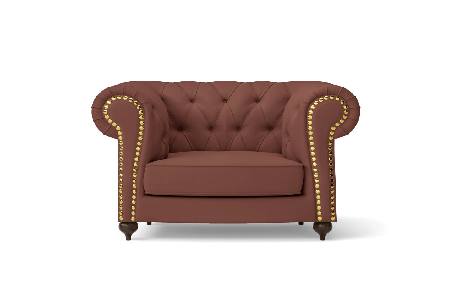 Bitonto Armchair Mauve Leather