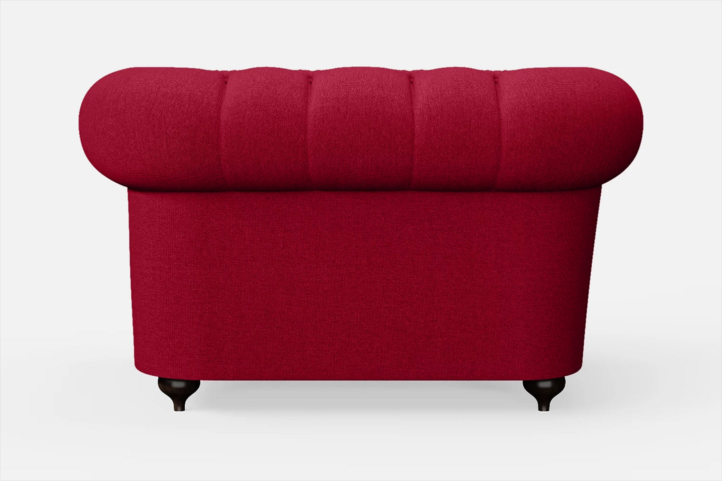 Bitonto Armchair Red Linen Fabric