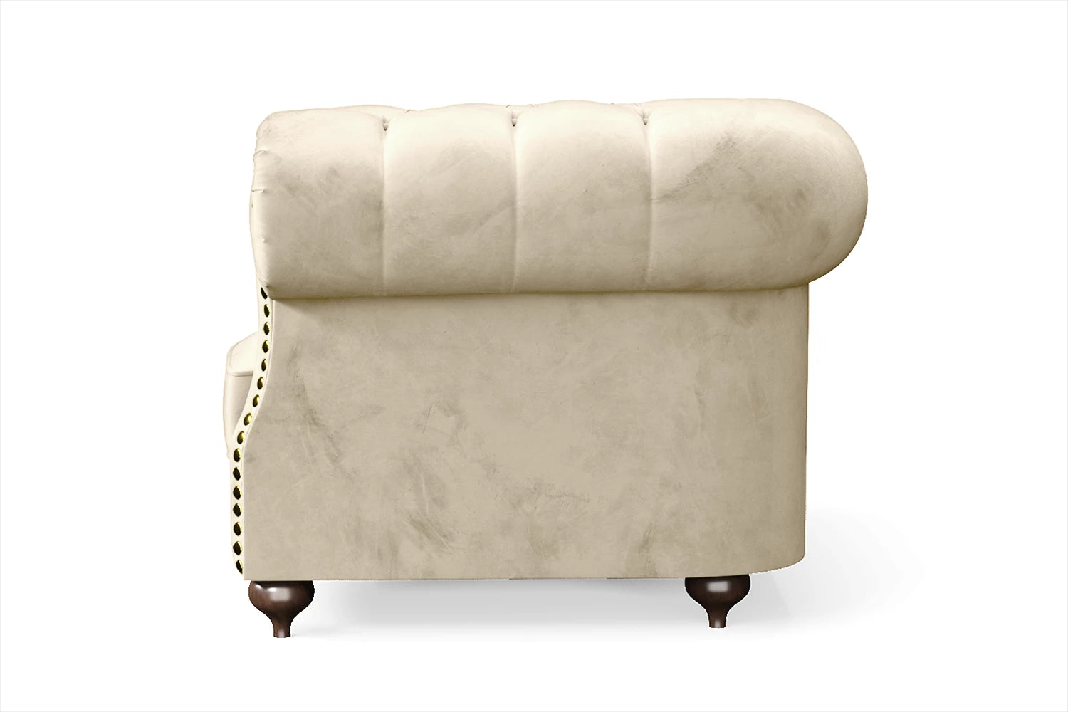 Bitonto Armchair Cream Velvet