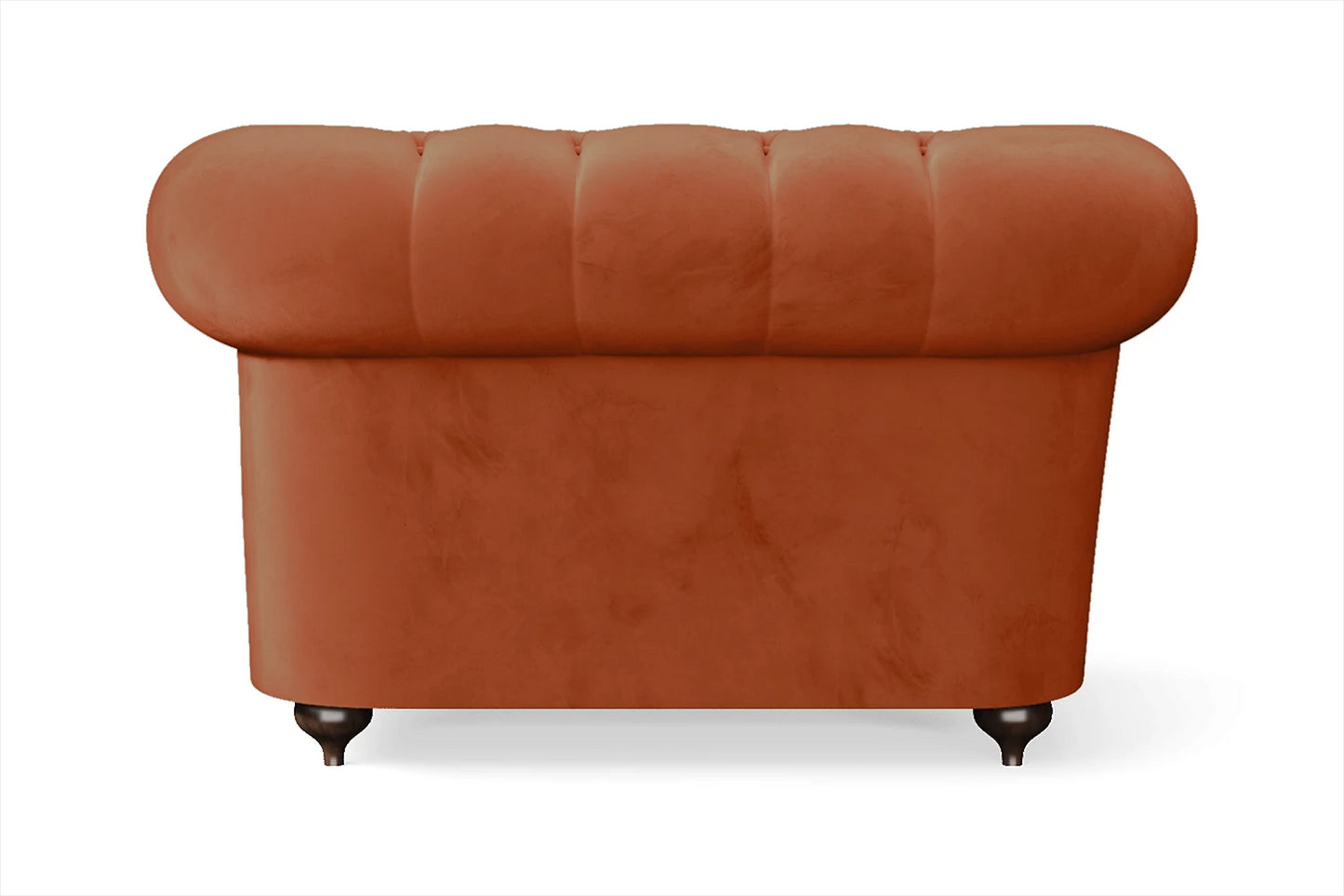 Bitonto Armchair Orange Velvet