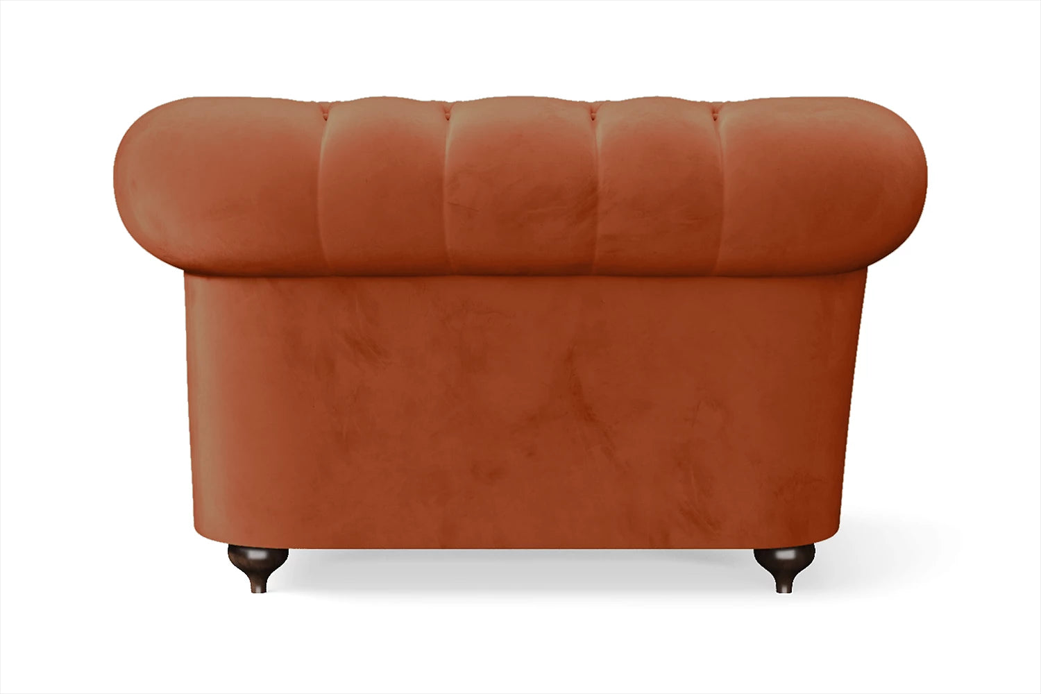 Bitonto Armchair Orange Velvet