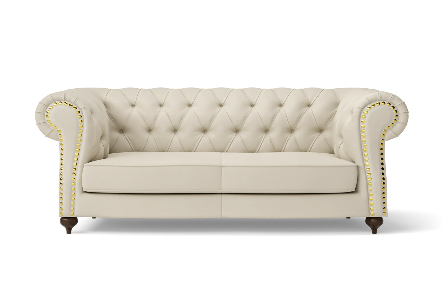 Bitonto 2 Seater Sofa Cream Leather