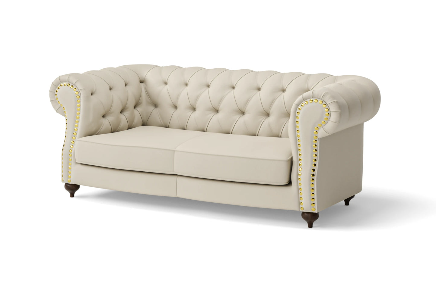 Bitonto 2 Seater Sofa Cream Leather