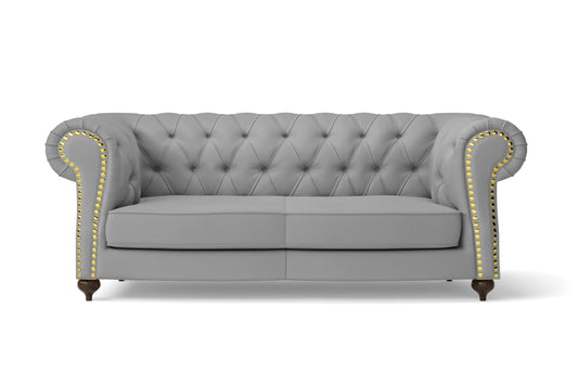 Bitonto 2 Seater Sofa Grey Leather