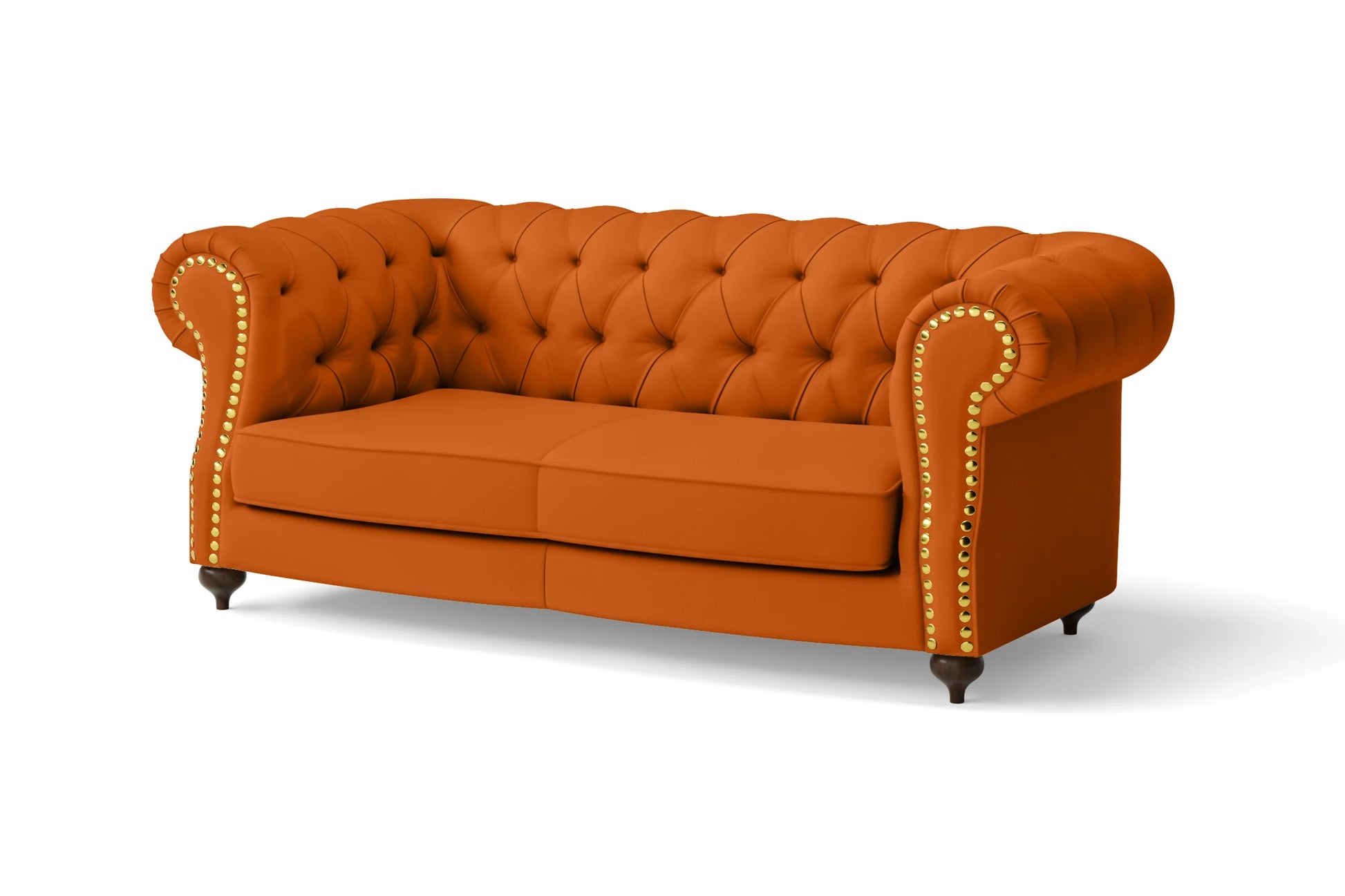 Bitonto 2 Seater Sofa Orange Leather