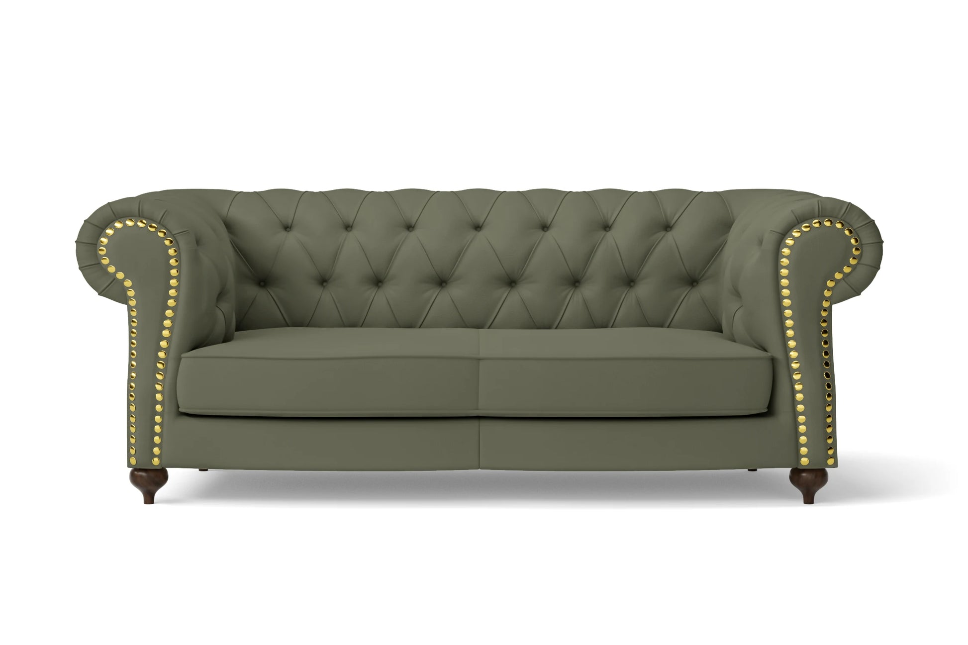 Bitonto 2 Seater Sofa Sage Leather