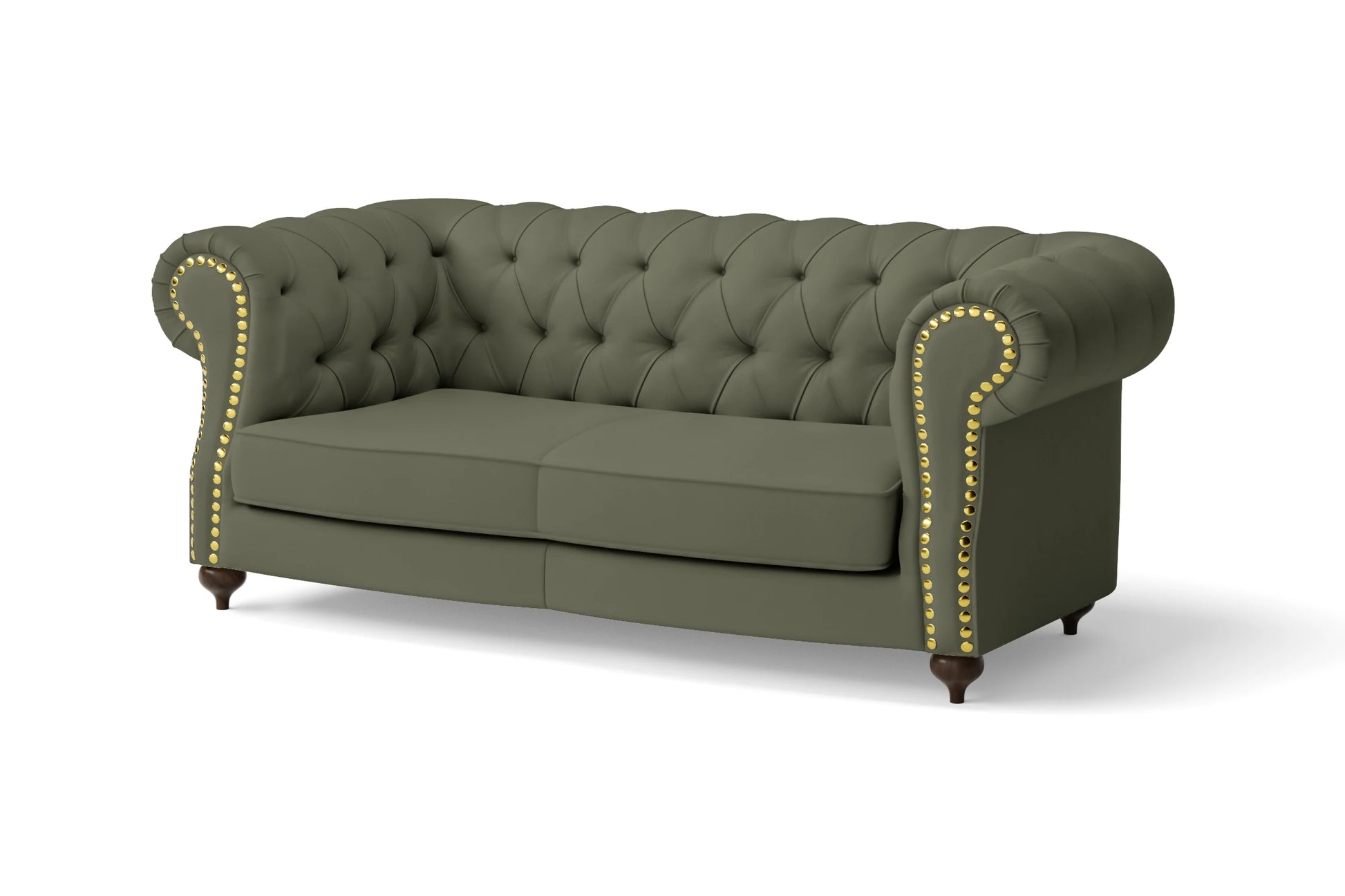 Bitonto 2 Seater Sofa Sage Leather