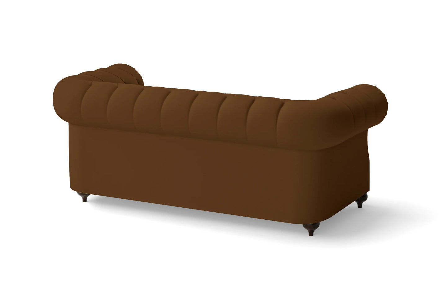 Bitonto 2 Seater Sofa Walnut Brown Leather