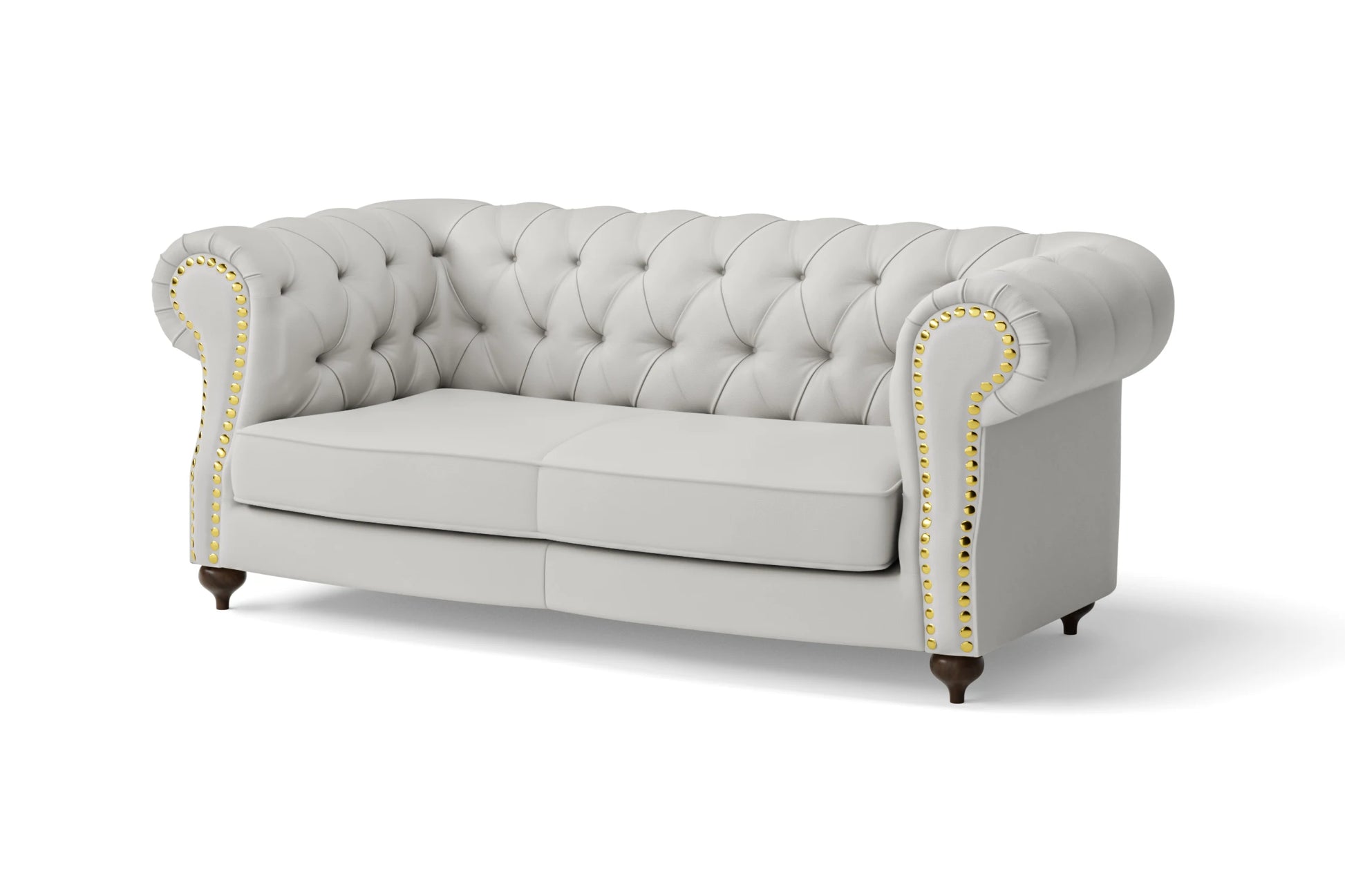 Bitonto 2 Seater Sofa White Leather