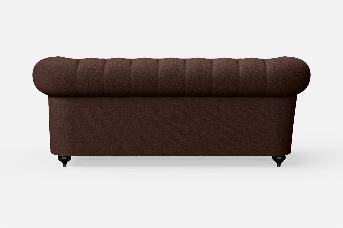 Bitonto 2 Seater Sofa Coffee Brown Linen Fabric