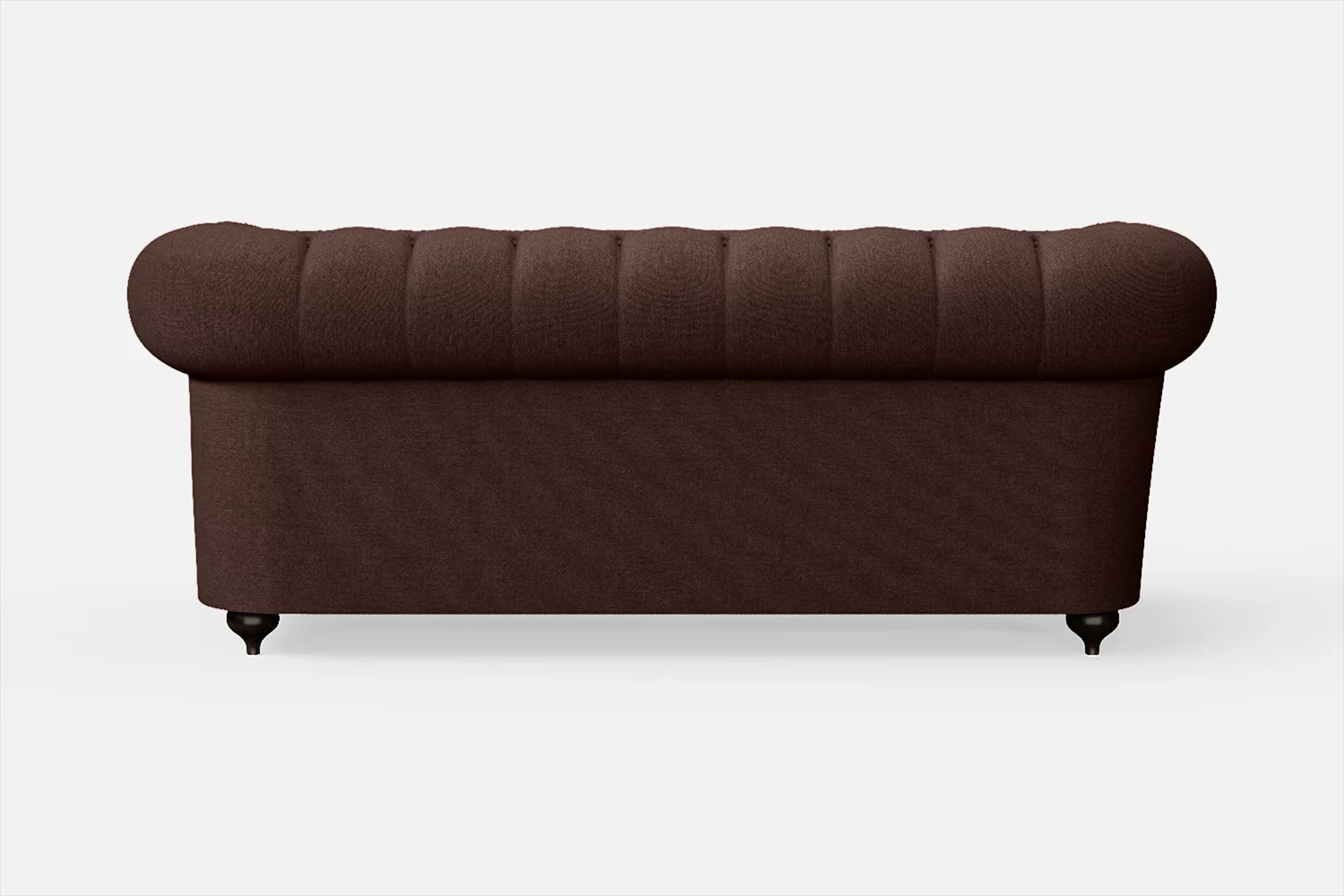 Bitonto 2 Seater Sofa Coffee Brown Linen Fabric