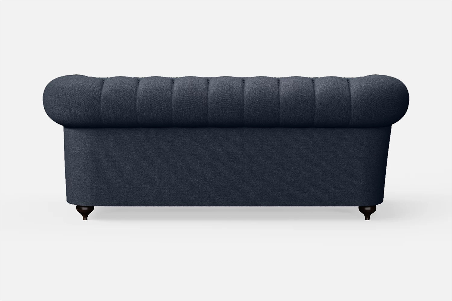 Bitonto 2 Seater Sofa Dark Blue Linen Fabric