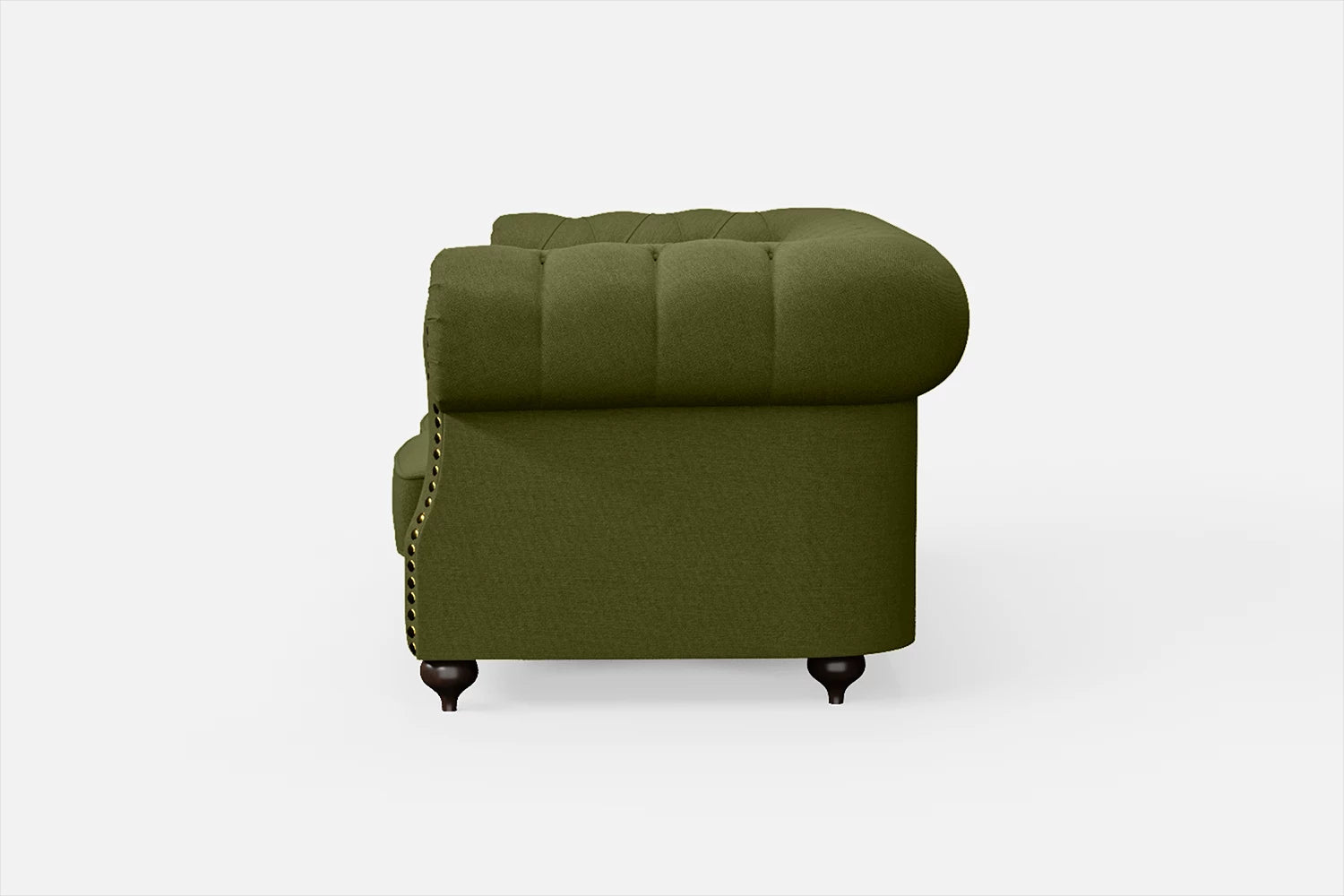 Bitonto 2 Seater Sofa Olive Linen Fabric