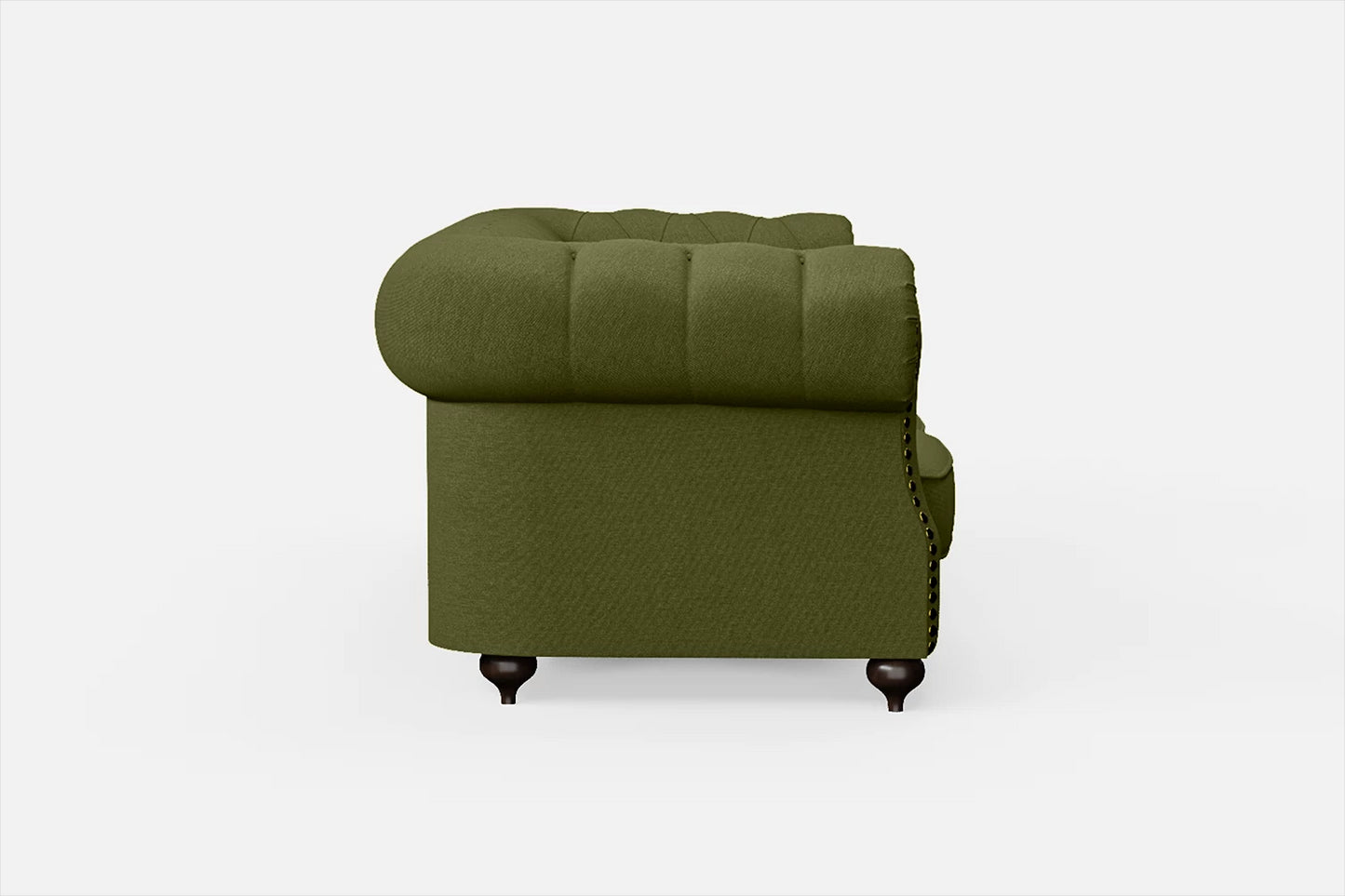 Bitonto 2 Seater Sofa Olive Linen Fabric