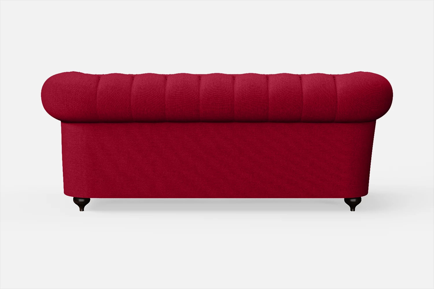 Bitonto 2 Seater Sofa Red Linen Fabric