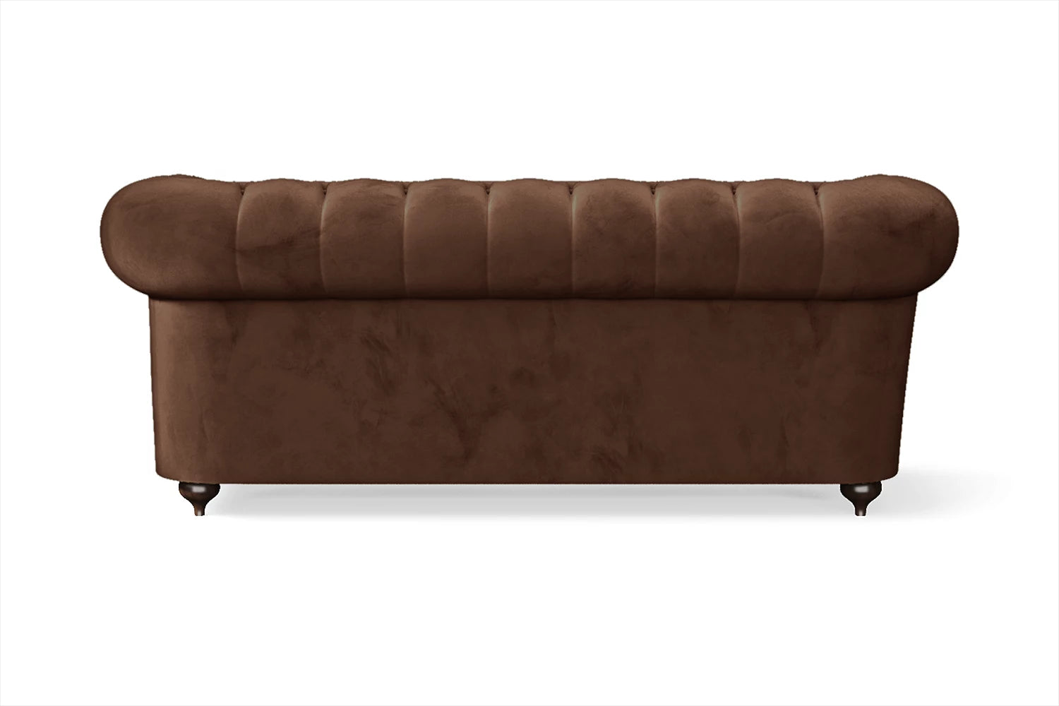 Bitonto 2 Seater Sofa Coffee Brown Velvet