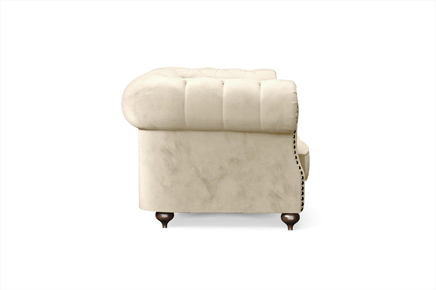 Bitonto 2 Seater Sofa Cream Velvet