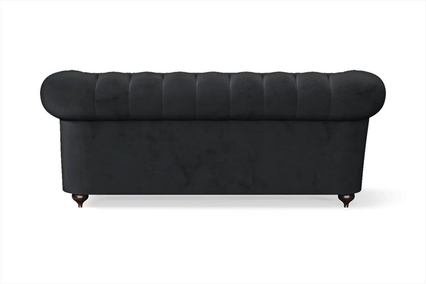 Bitonto 2 Seater Sofa Dark Grey Velvet