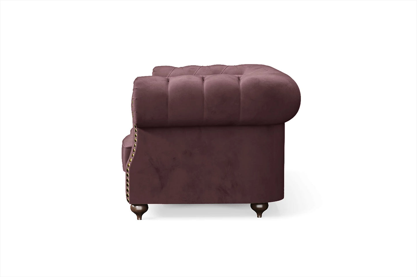 Bitonto 2 Seater Sofa Grape Velvet