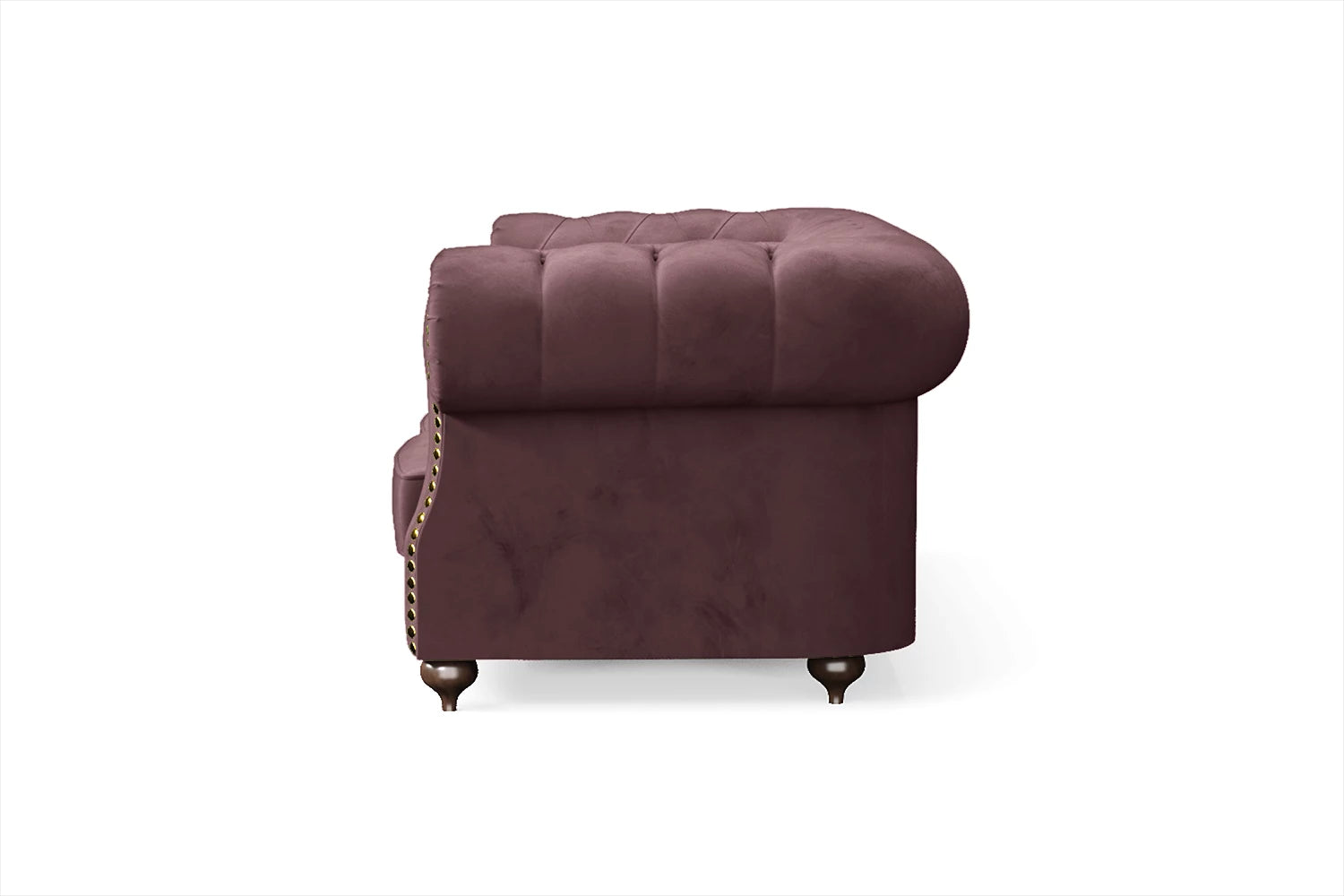 Bitonto 2 Seater Sofa Grape Velvet