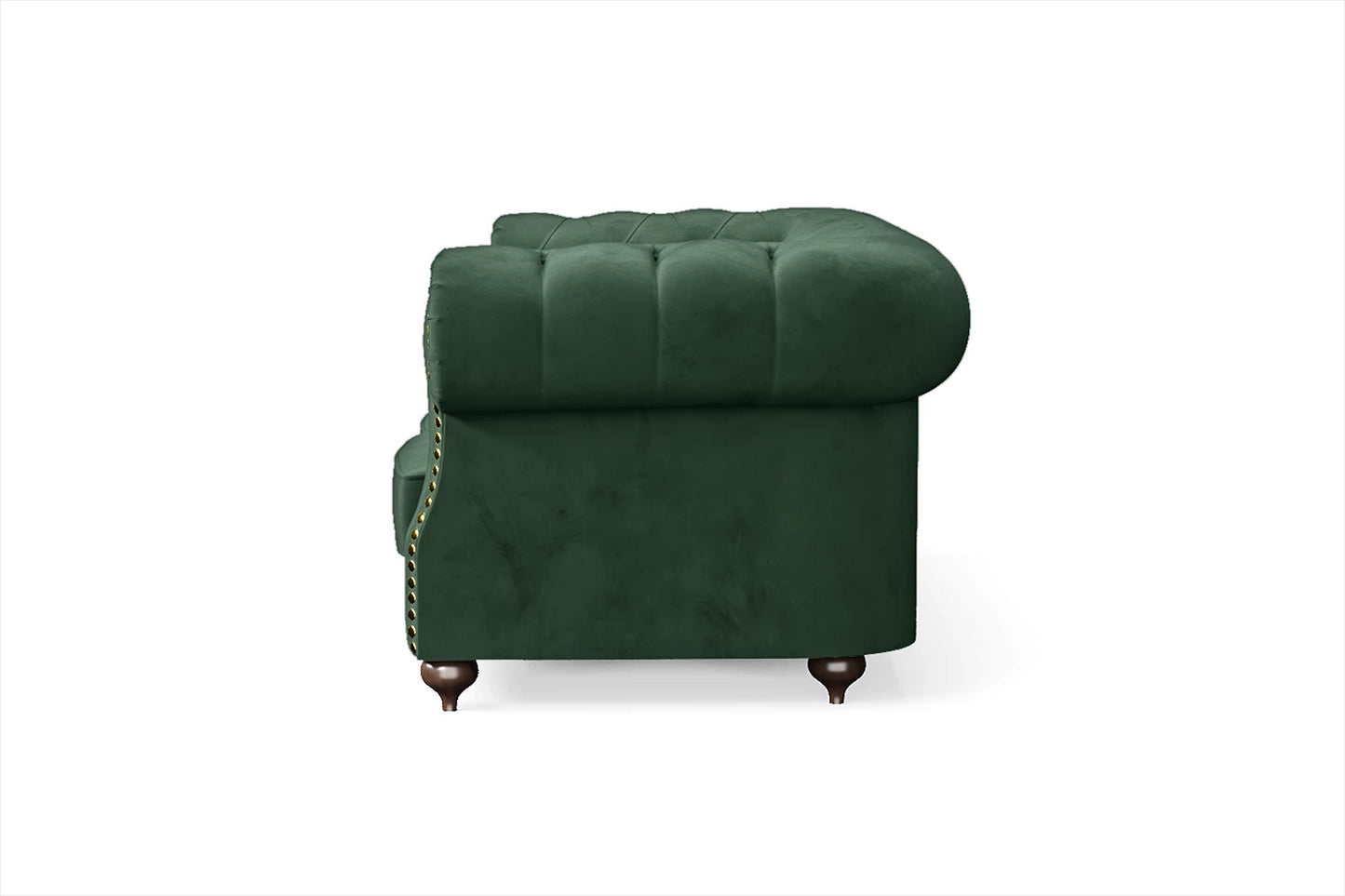 Bitonto 2 Seater Sofa Green Velvet