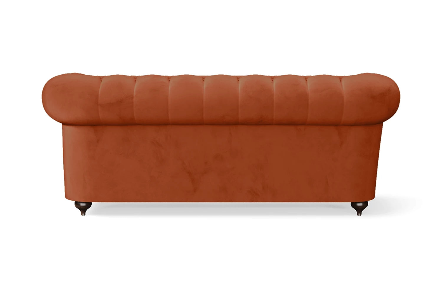 Bitonto 2 Seater Sofa Orange Velvet