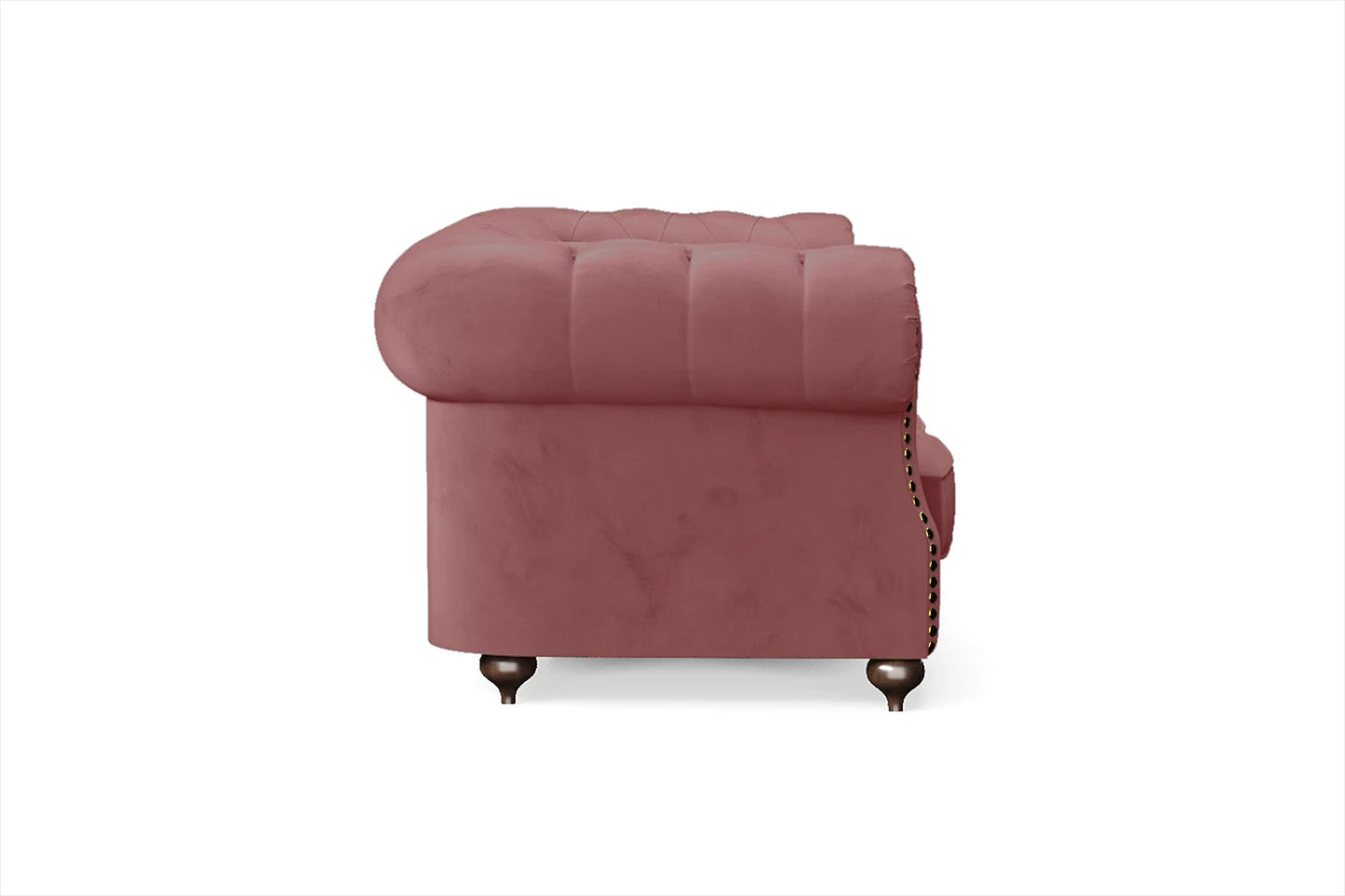 Bitonto 2 Seater Sofa Pink Velvet