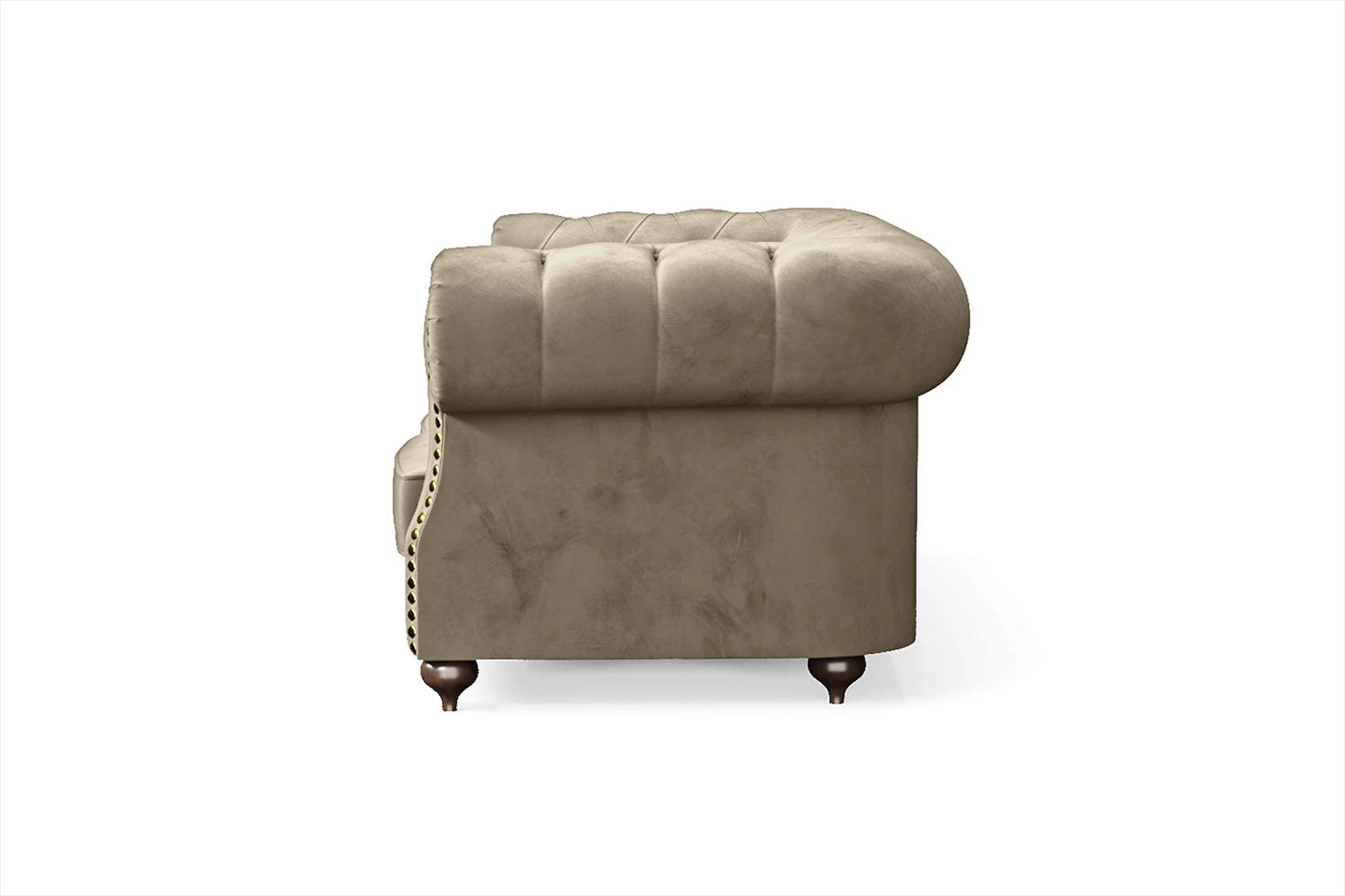 Bitonto 2 Seater Sofa Sand Velvet